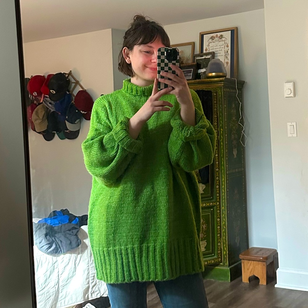 Lisa Says Gah Cece turtleneck in fern / Size M
